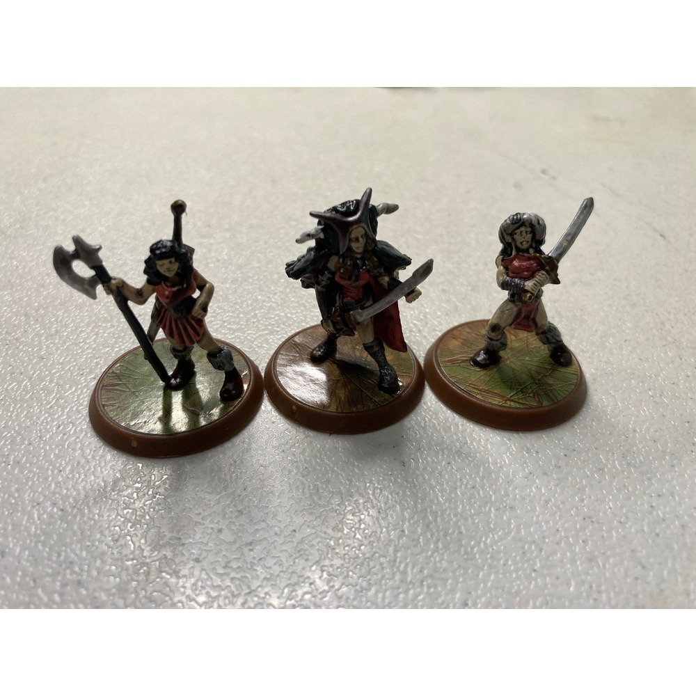Heroscape Warriors of Ashra Miniatures Set Dawn of Darkness Elf Squad Ullar